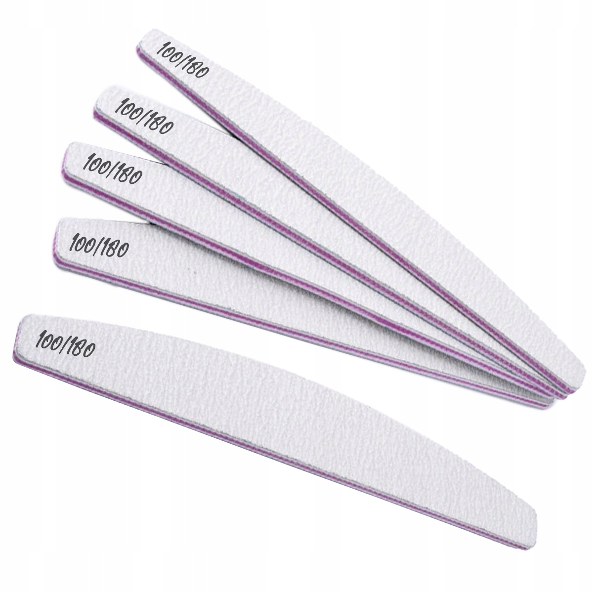 

5x Pilnik do paznokci Łódka 100/180 zebra 5szt