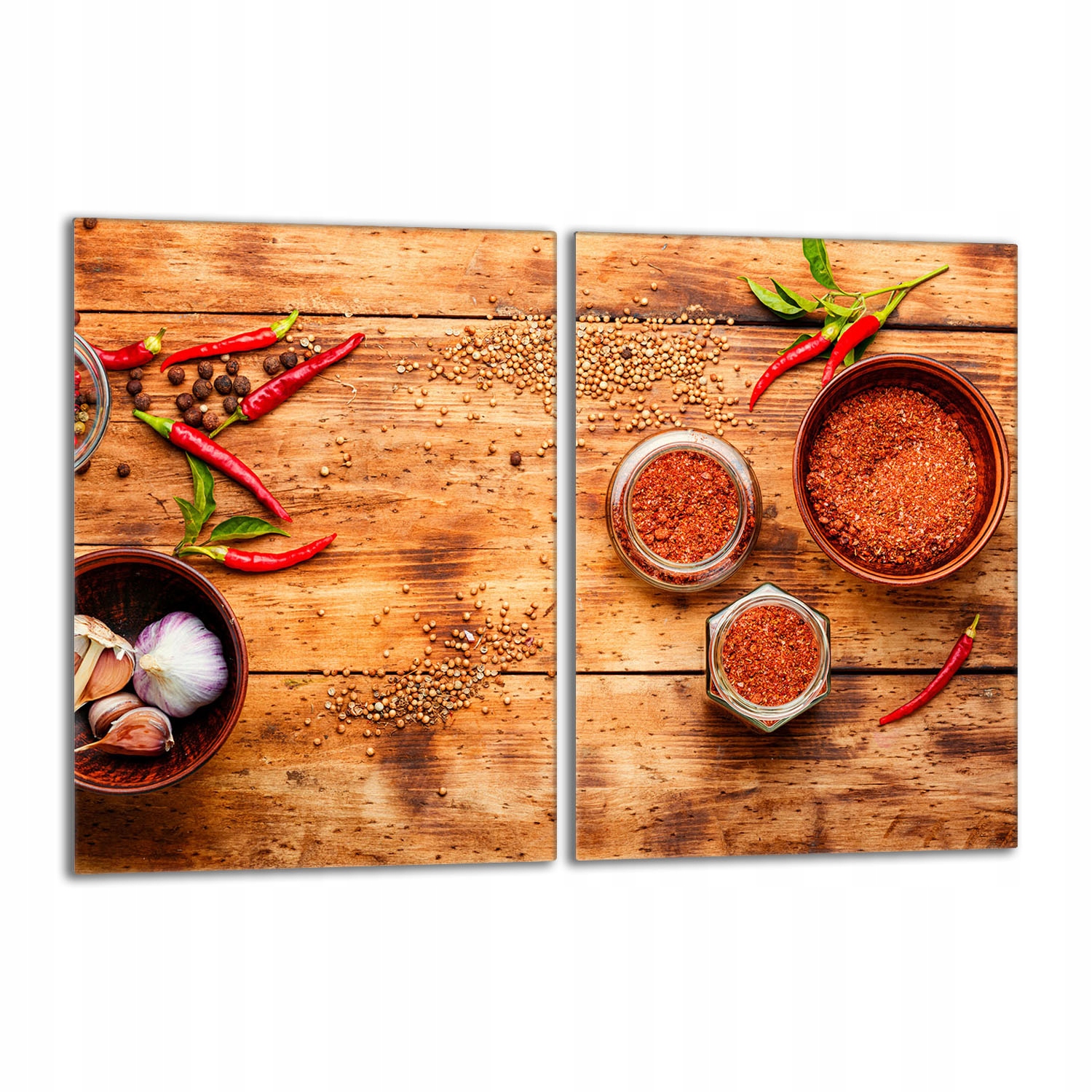 Skleněná ochranná deska na sporák 2x40x52 Chilli Do Kuchyně