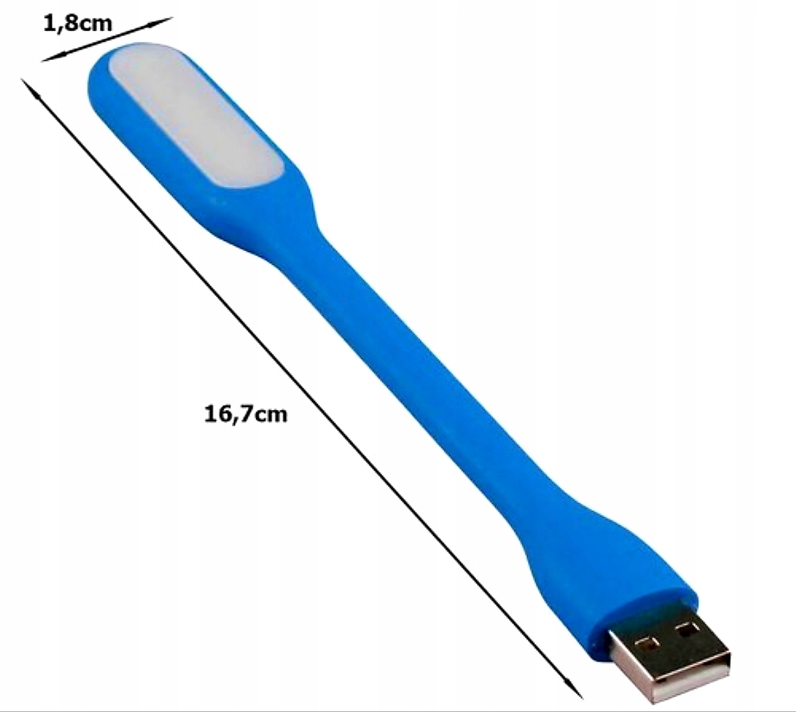 SYLIKONOWA ** LAMPKA ** USB ** DO LAPTOPA ** 6 LED Kod producenta 06191