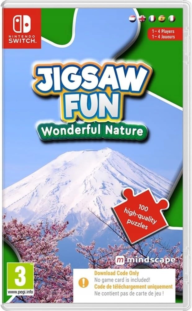 Jigsaw Fun Wonderful Nature Puzzel Puzle Nintendo Switch (Code in Box)