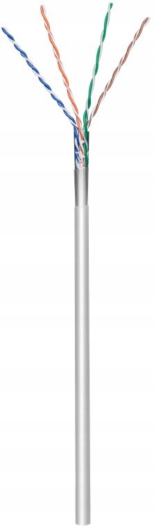 

Kabel sieciowy Lan kat.5e F/utp Szary 100 m