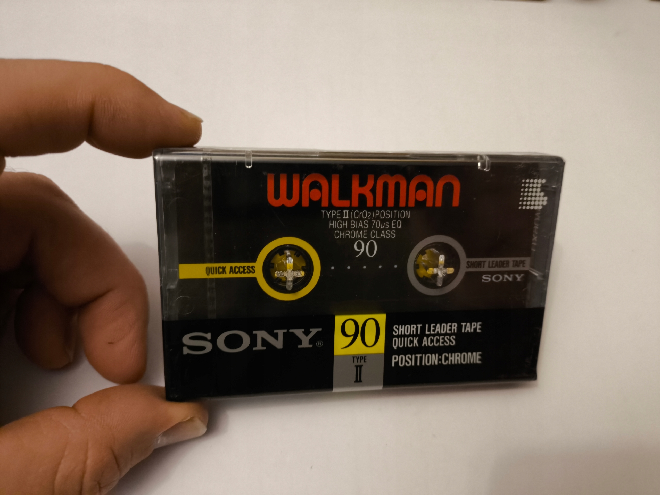 Sony Walkman II chrom 90 Nos fólie *2481