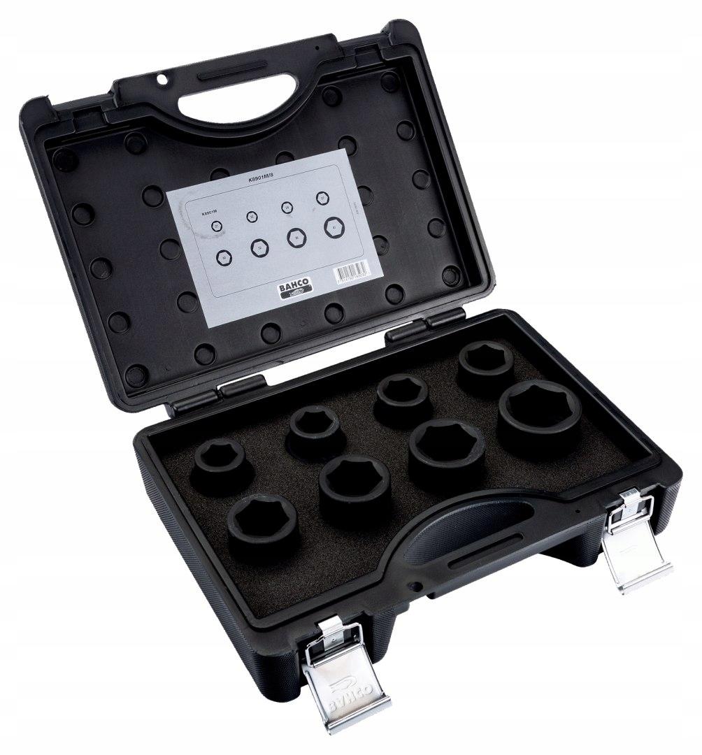 BAHCO ZESTAW NASADEK UDAROWYCH METRYCZNYCH 3/4