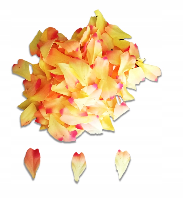 

Płatki Kwiatów Listki Żółte MIX Wielka Paczka