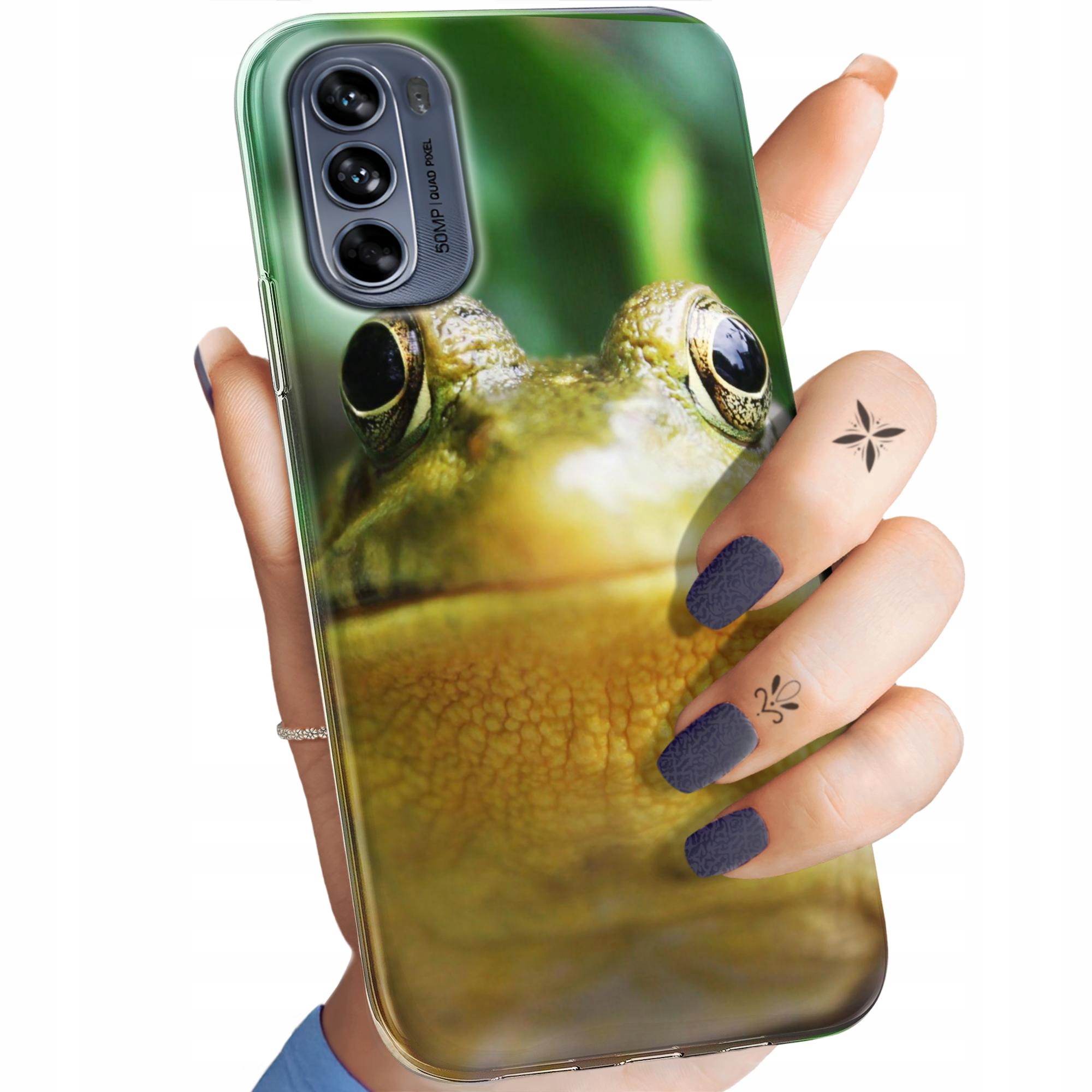 Etui Do Motorola Moto G62 5G Żabka Żaba Frog Obudowa Pokrowiec Case
