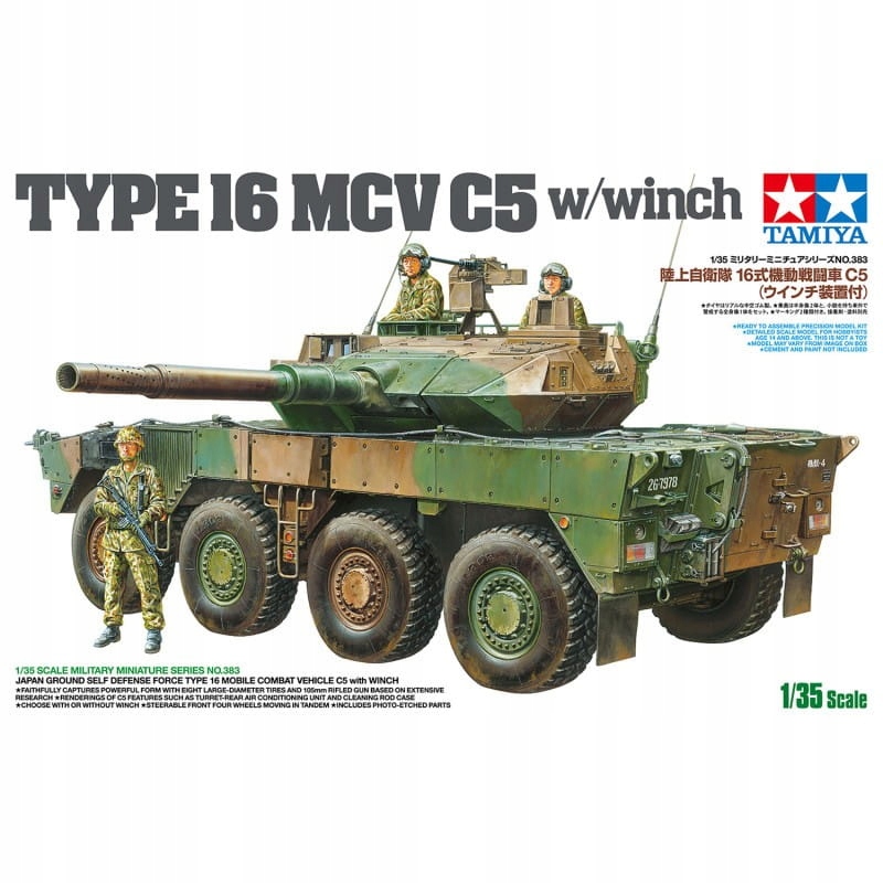 Tamiya 35383 Typ 16 MCV C5 s navijákem Měřítko Nádrže 1/35 Novinka
