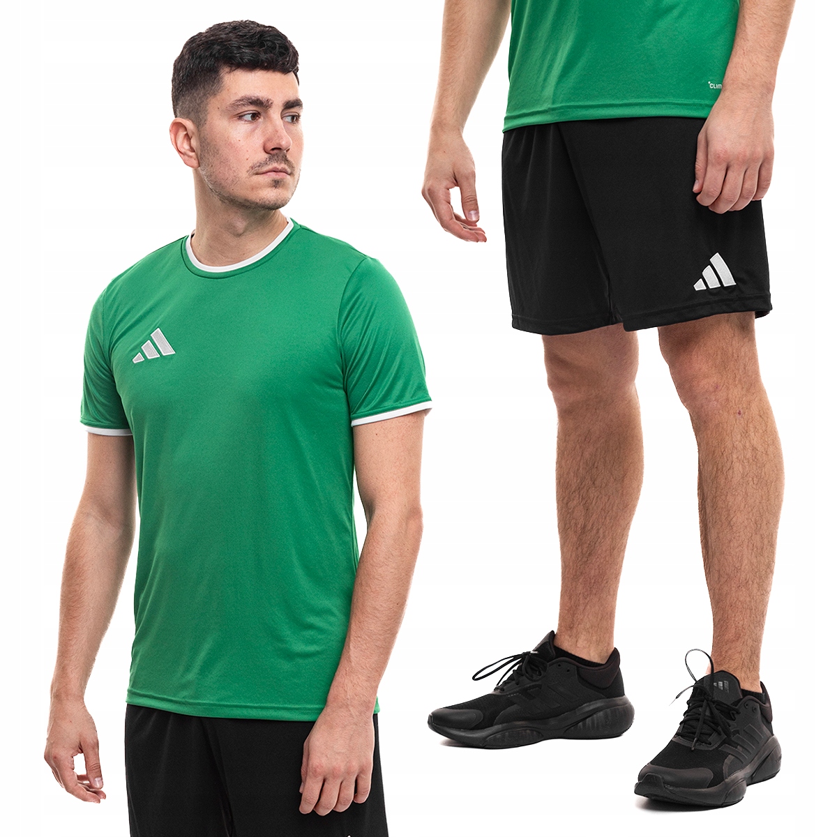 Pánské sportovní oblečení adidas Entrada 26 Komplet Tričko Kraťasy vel. S