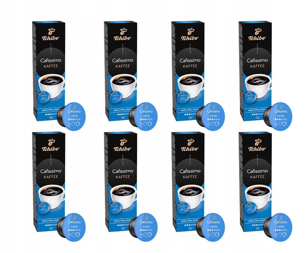 Kawa kapsułki Tchibo Cafissimo Fine Aroma Mild filtrowana 80 szt.