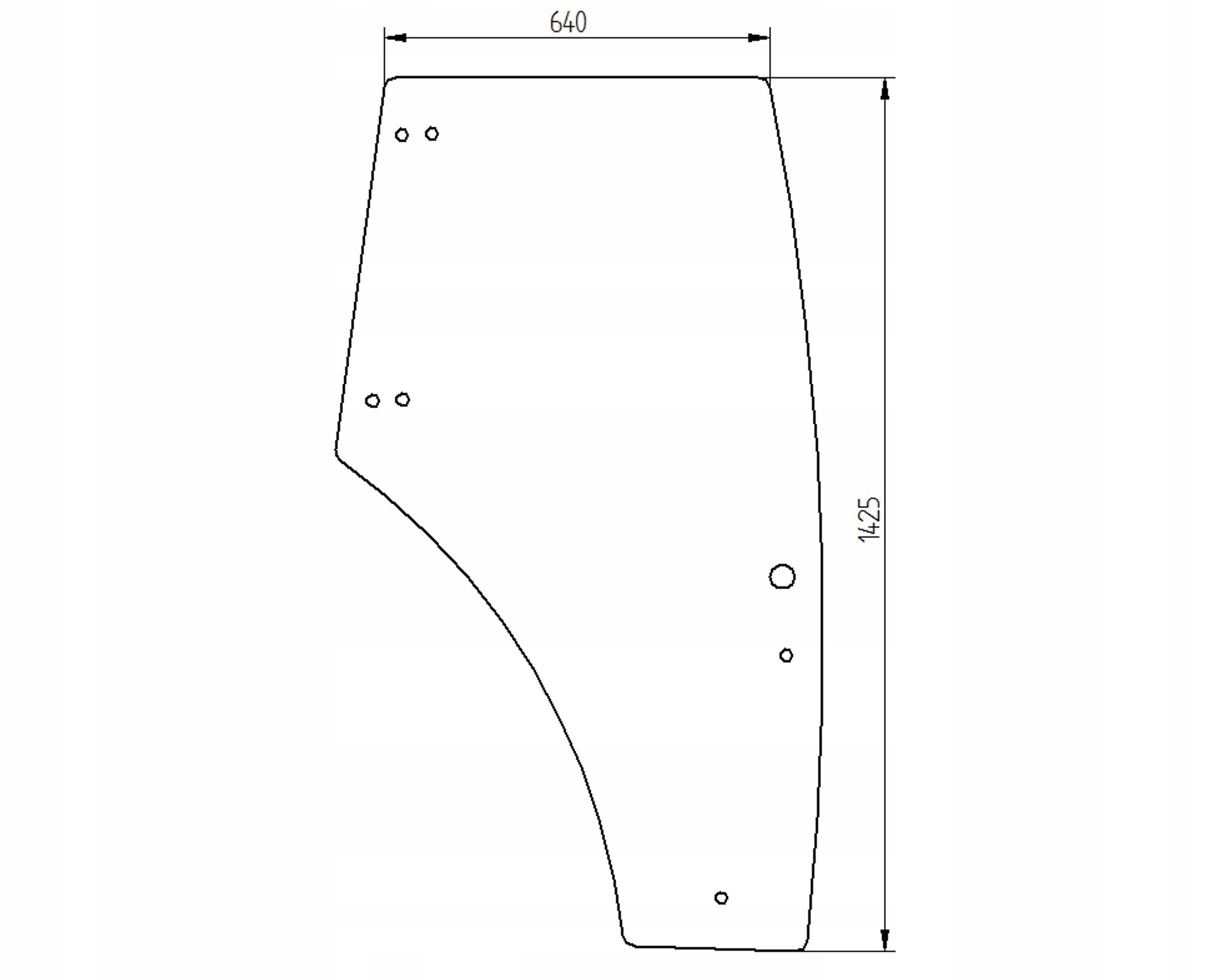 sklo Fendt dveře pravé 334810030050