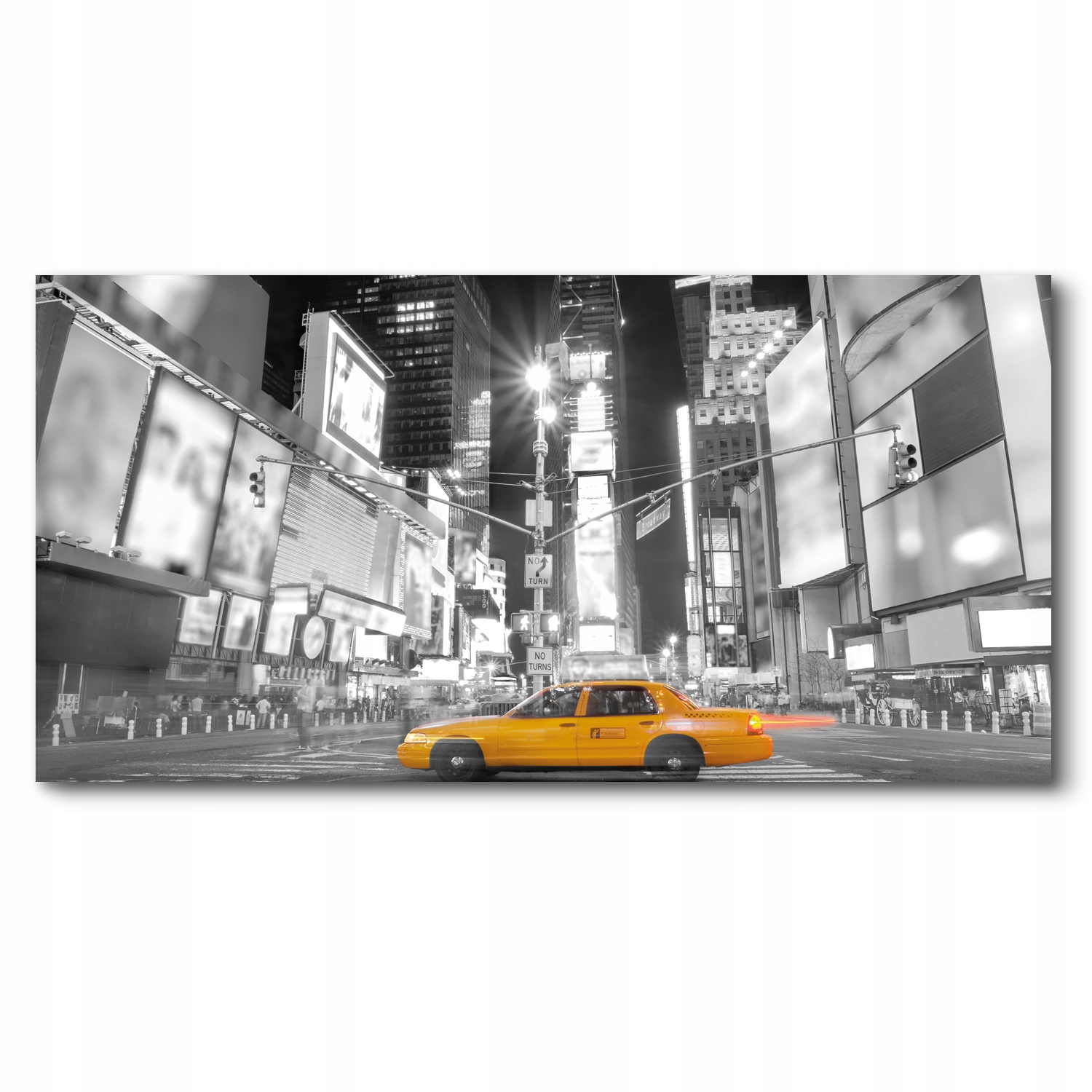 Usa taxi mrakodrapy 140x70 Foto-obraz na plátně