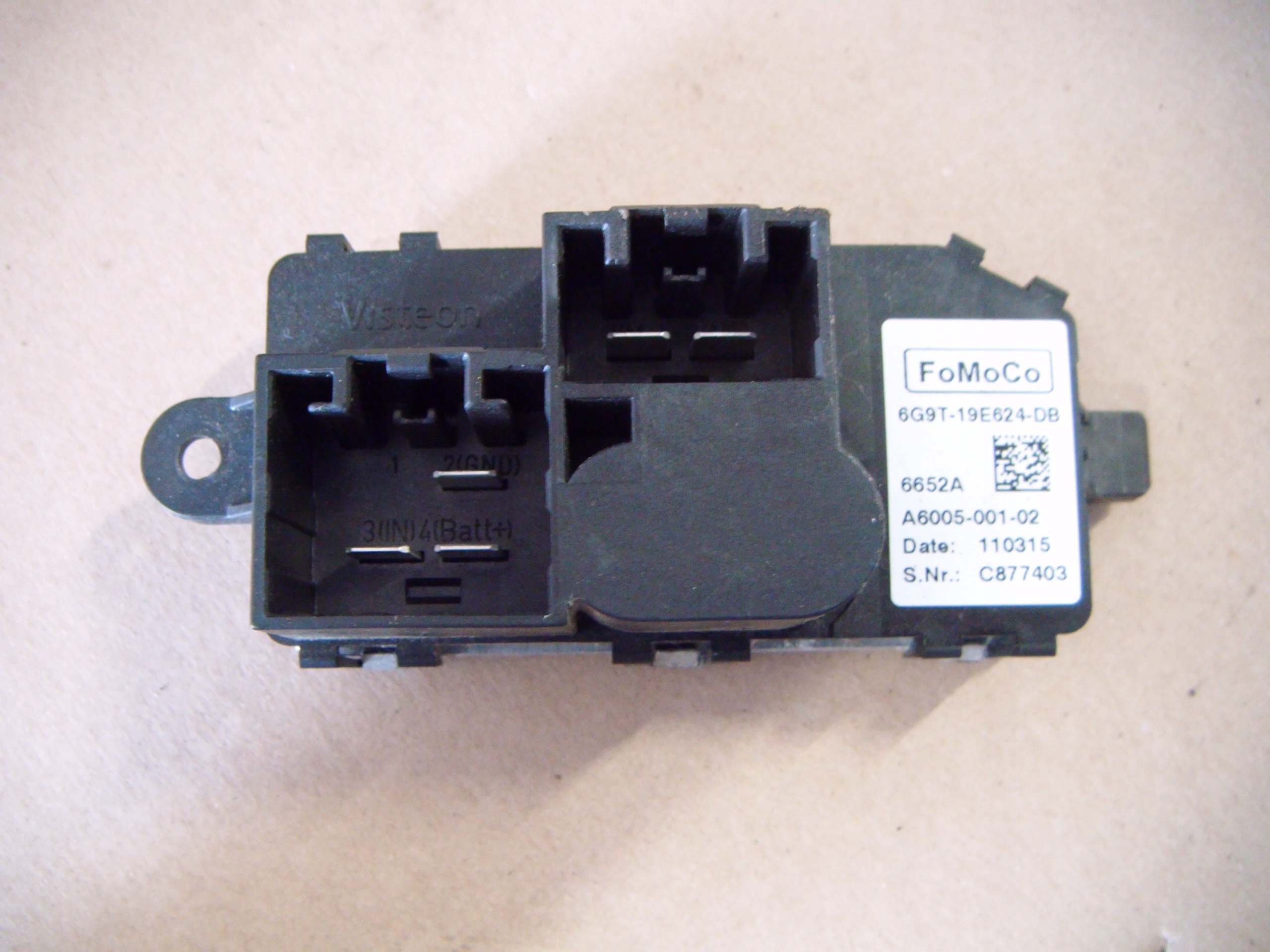 FORD FOCUS MK3 10- 1.6 TDCI REZYSTOR OPORNICA