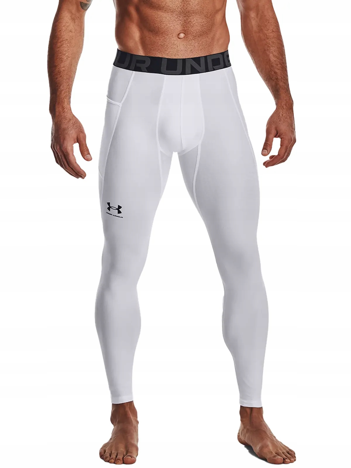 Under Armour Legíny Hg Armour Leggings-Wht bílá