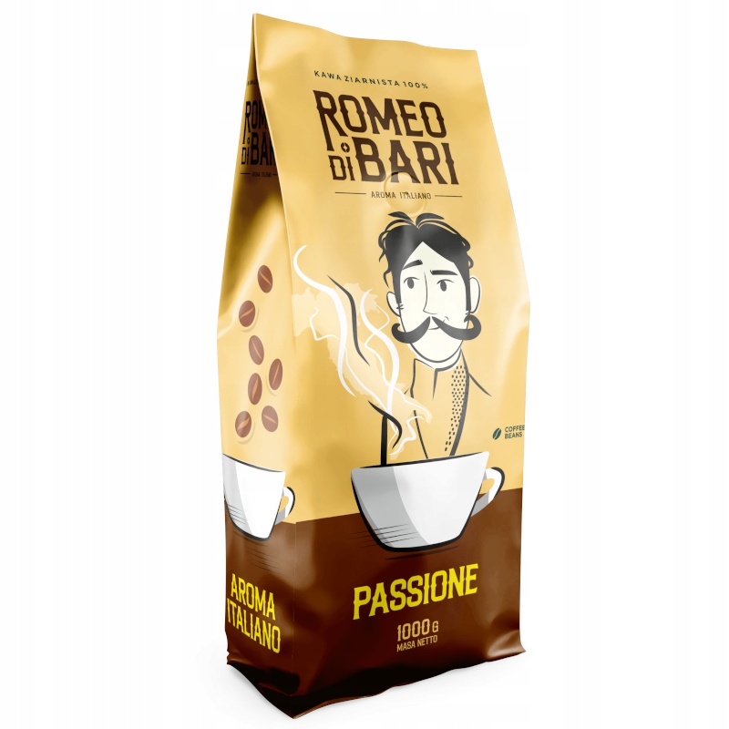 Kawa ziarnista Romeo Di Bari Passione palona w Polsce kawa mieszana 1kg