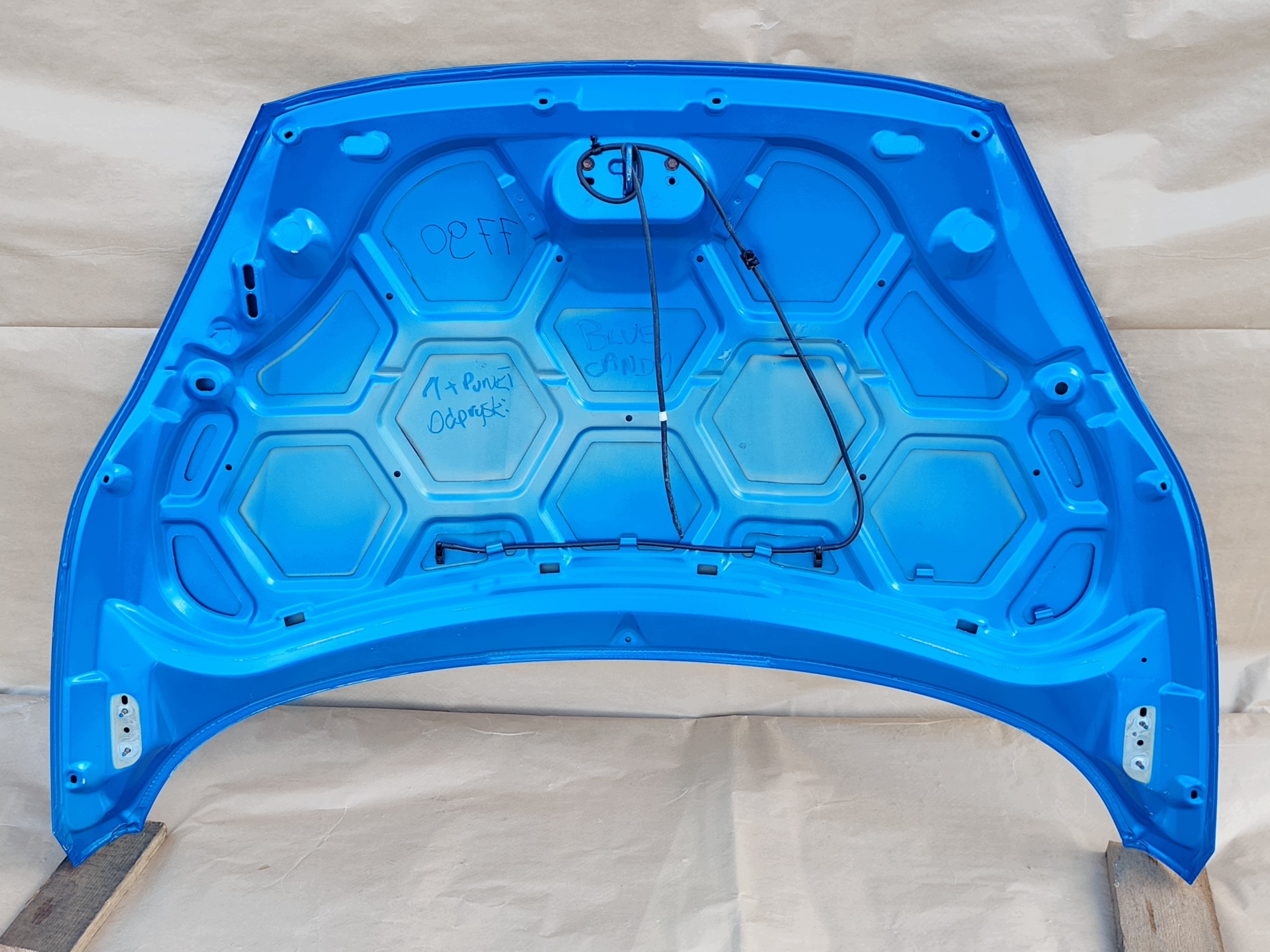 FORD FIESTA MK7 LIFT 2012-2017 bonnet front CANDY BLUE original