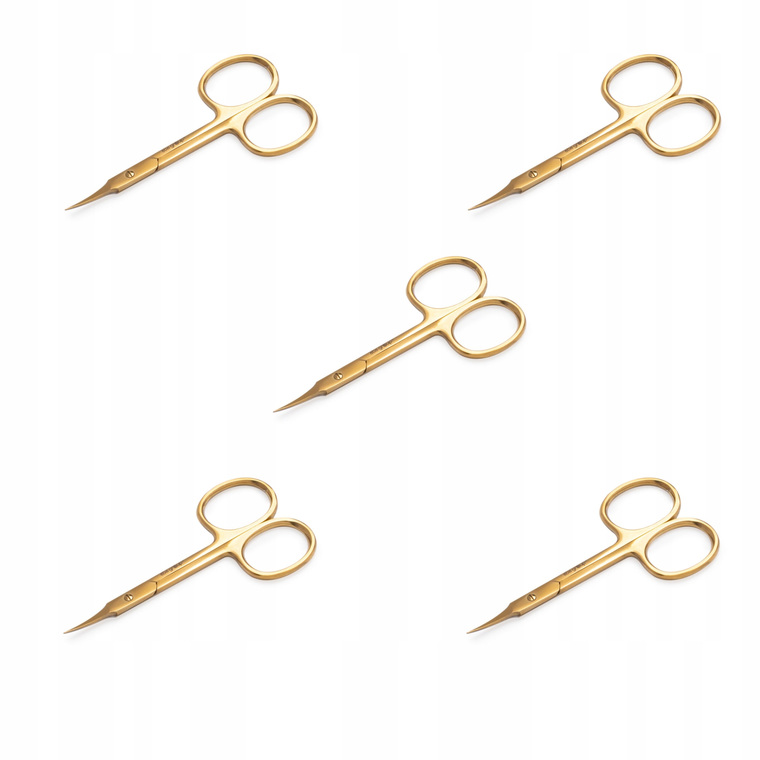 Aba Group Nůžky na kůžičku a nehty zahnuté (1471), sada 5 ks