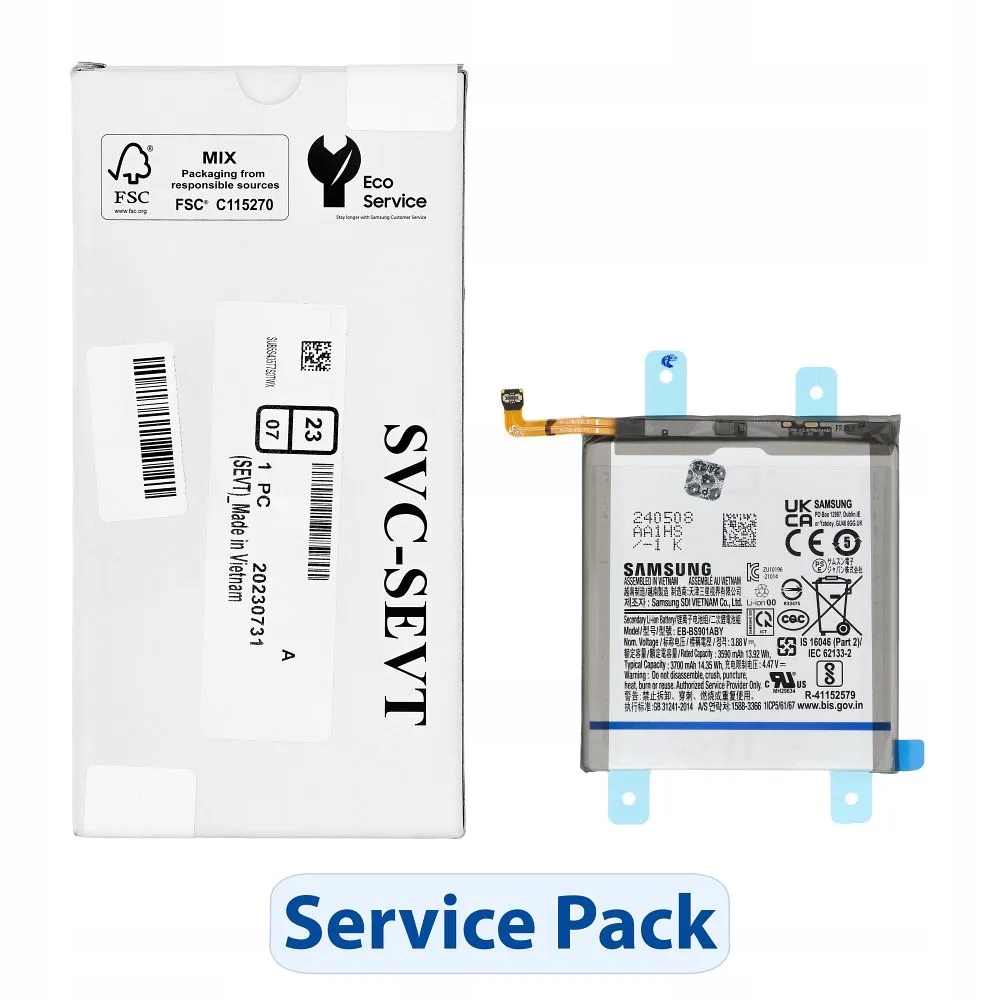 ServicePack Baterie EB-BS901ABY pro Samsung S22 5G S901 GH82-27494A