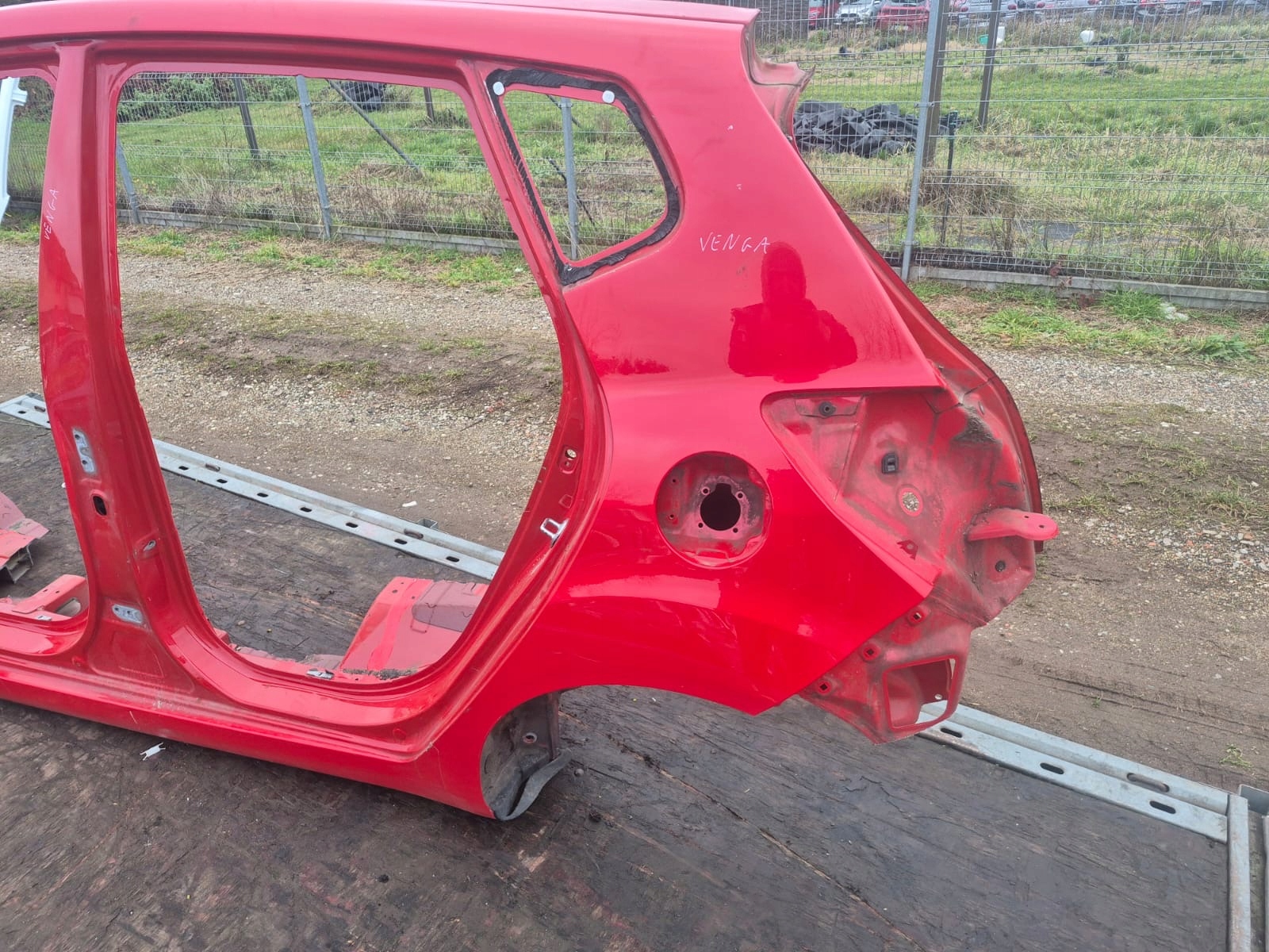 KIA VENGA quarter fender left rear part rear 2009