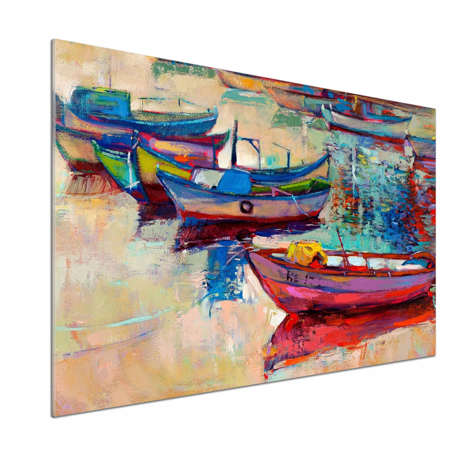 Panel do kuchyne Farebné lodičky 100 x 70 cm Lepidlo