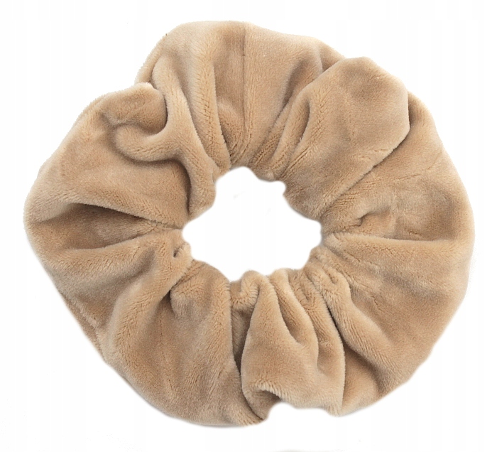 

Gumka Do Włosów Scrunchies Welur Beżowa