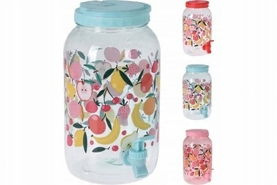 

Dozownik do napojów z kranikiem 3750 ml mix wzorów