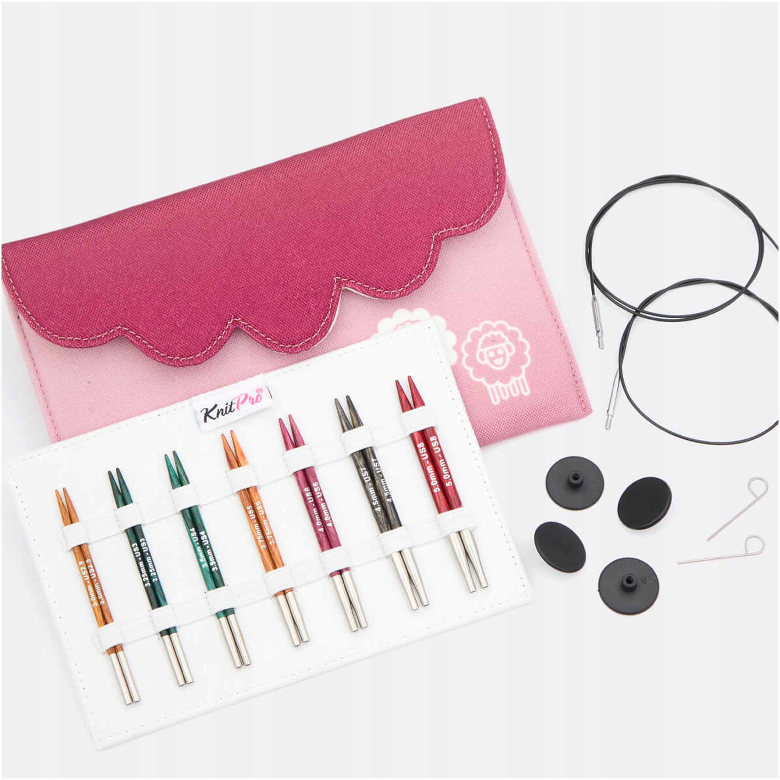 sada výměnných dřevěných drátů MIDI Dreamz 13cm Knitpro