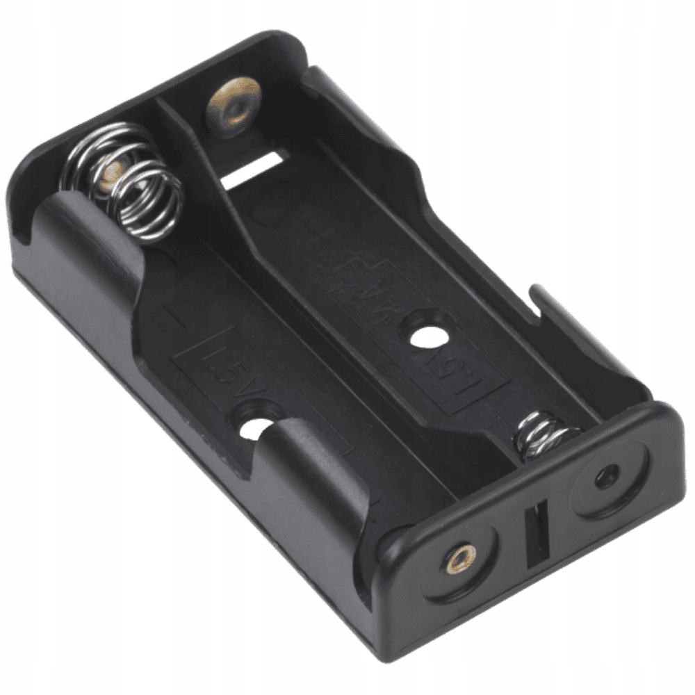 Koszyk na baterie 2x AA płaski