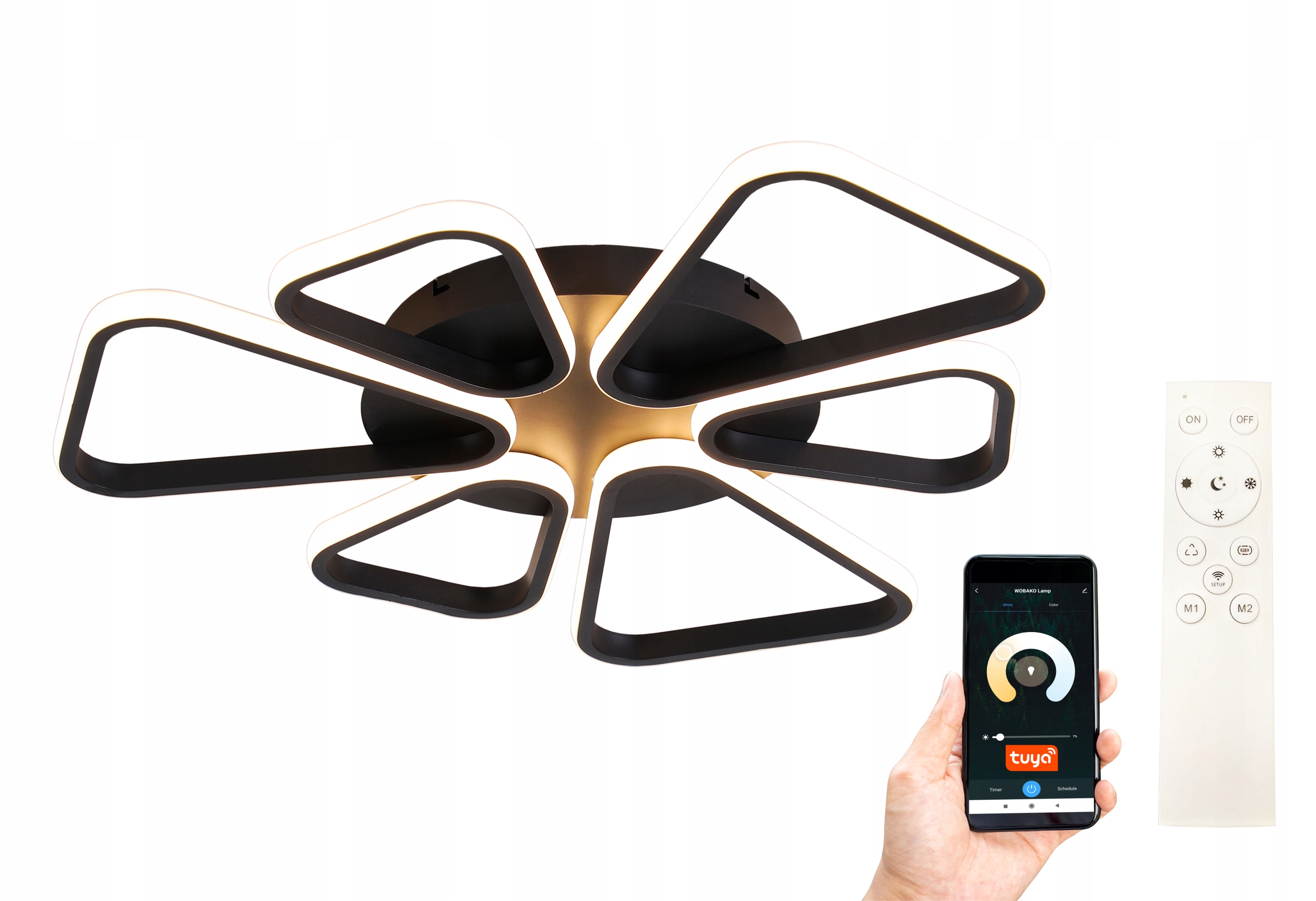 Inteligentna Lampa PLAFON żyrandol Smart Home Tuya