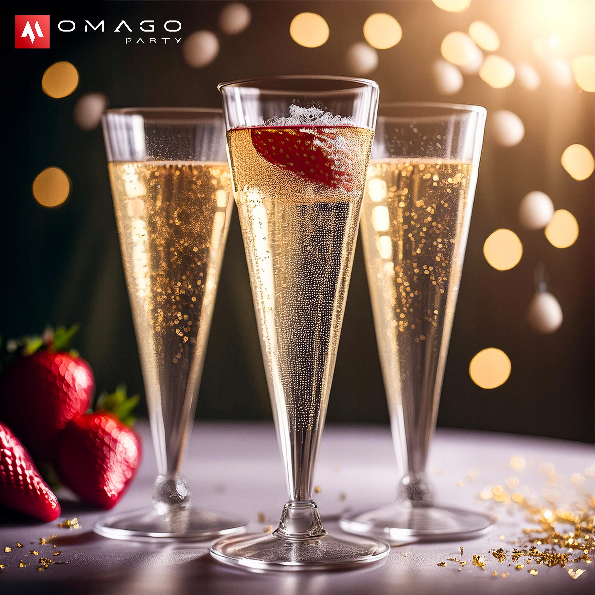 KIELISZKI DO SZAMPANA PLASTIKOWE 120ml 10szt Kod producenta O3423433