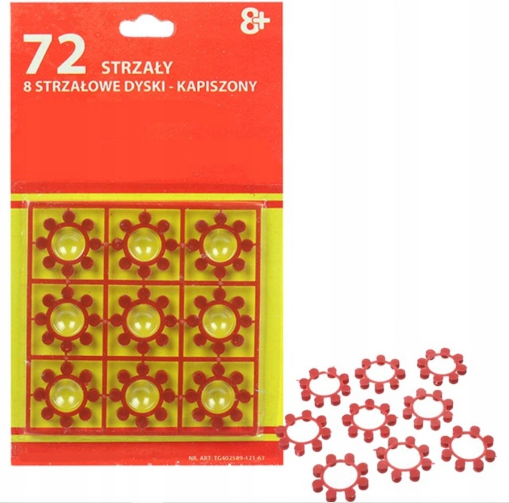 Pistolet na spłonkę, rewolwer +2x SPŁONKA GRATIS Bohater brak