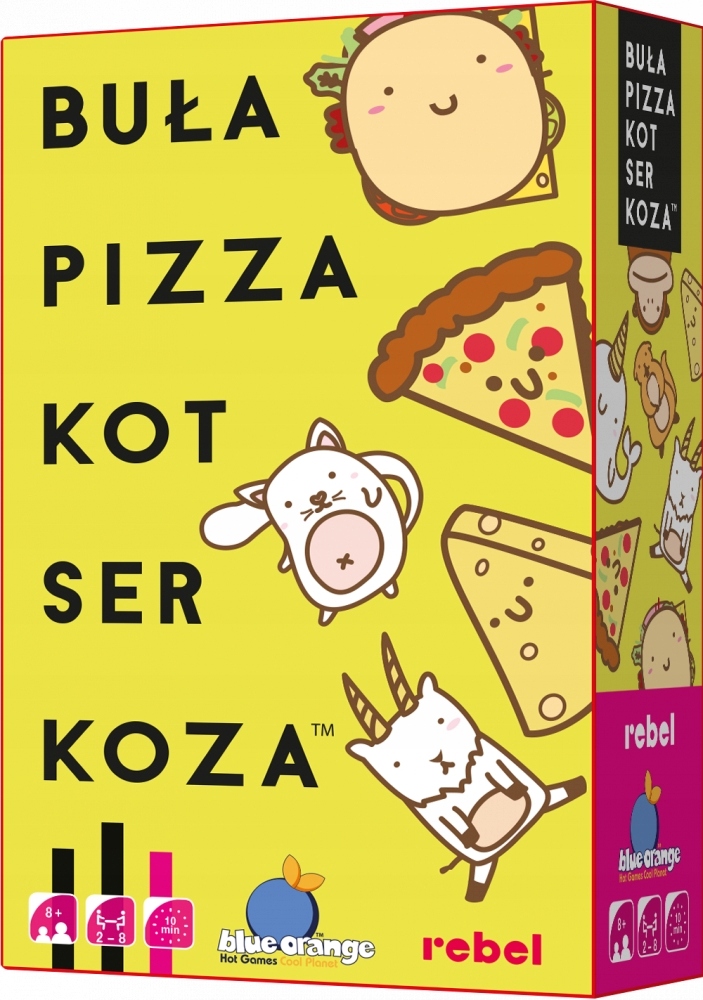 Gra planszowa Buła, Pizza, Kot, Ser, Koza Rebel