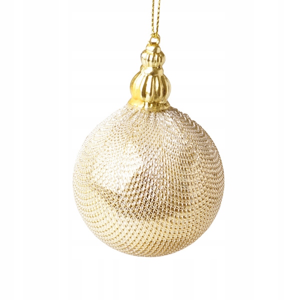 

Bombka złota z siateczką 6cm