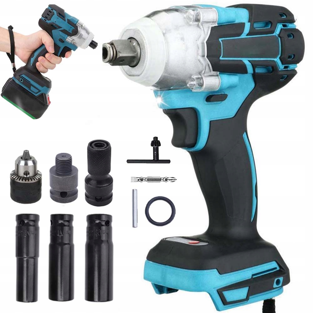 Bezkartáčový Rázový Utahovák S Bezkartáčovým Motorem 520 N.m 18V 1/2"