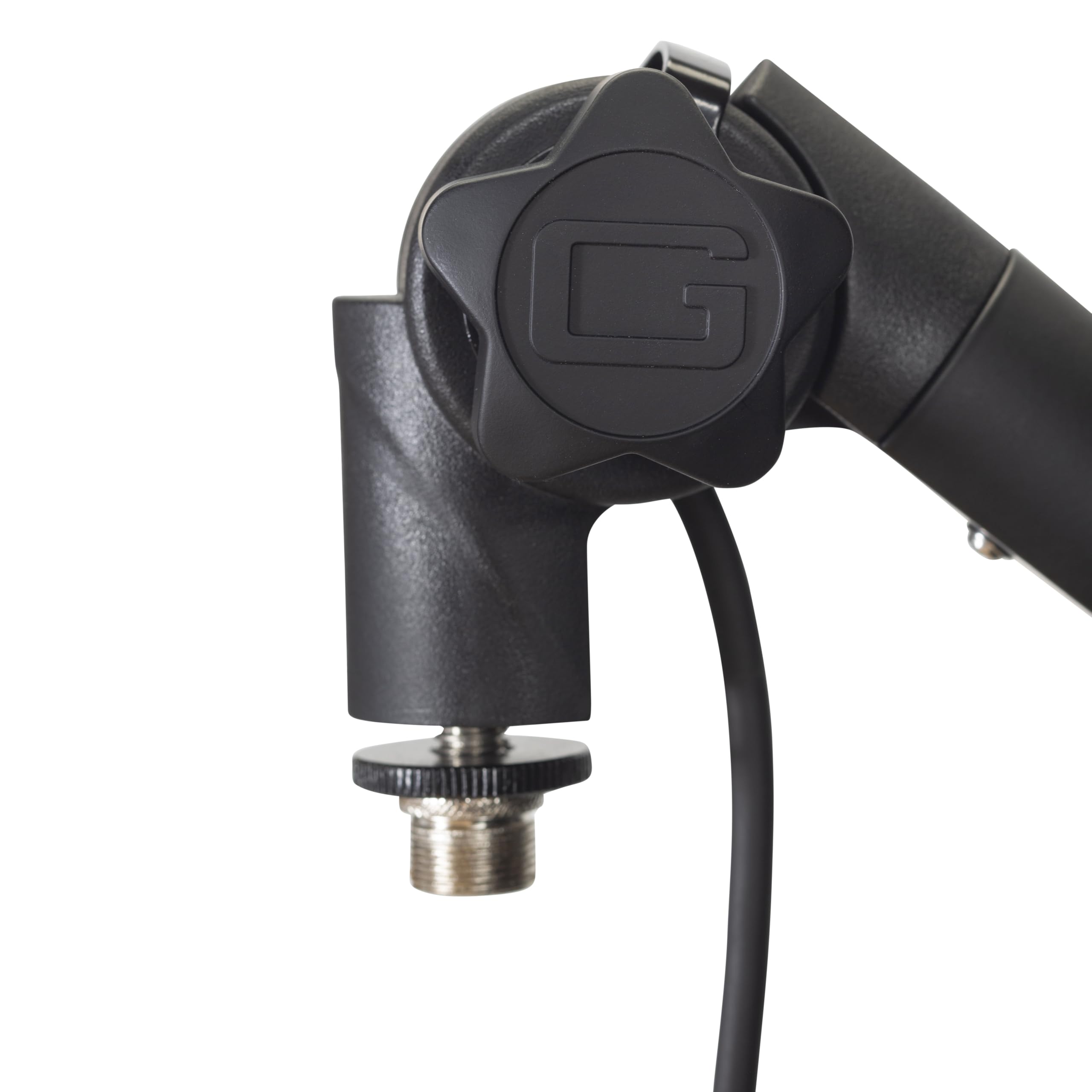 GATOR FRAMEWORKS Stojak Biurkowy Do Mikrofonów Podcastowych Z Kablem XLR — miniatura 8