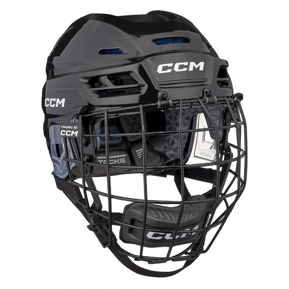 CCM Hokejová helma CCM Tacks 310 S26 Sr combo, Senior, 55-59 cm, černá, M