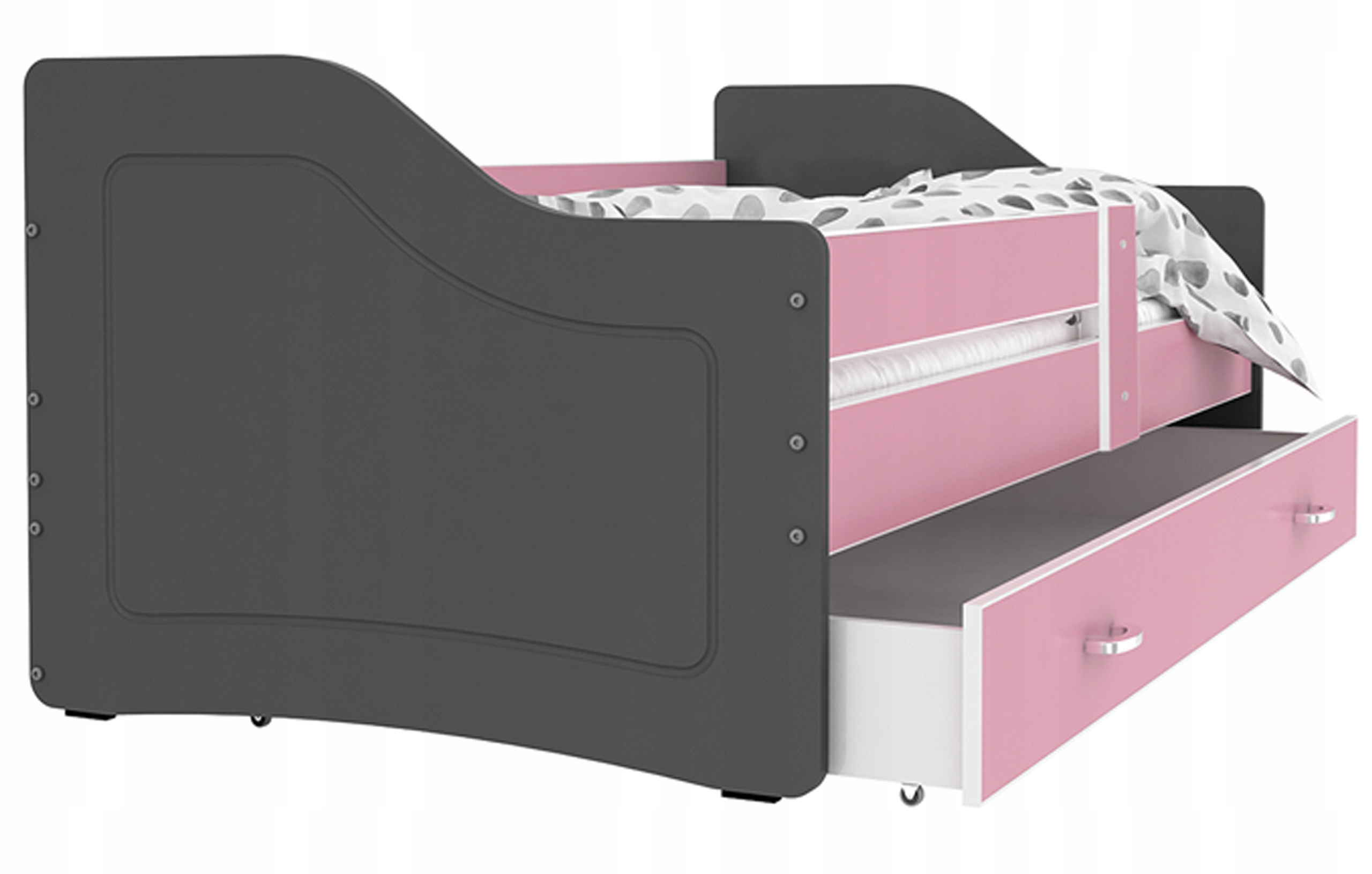 

Łóżko dziecięce 180x80 szuflada materac Sweety