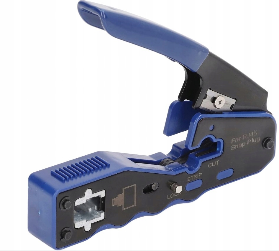 Zaciskarka Przelotowa HS-7118R Złącz Wtyków RJ45 Rj na Skrętka Lan Utp Ftp