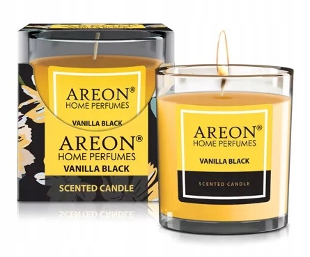 

Areon Candle Świeczka Zapachowa Vanilla Black 25h