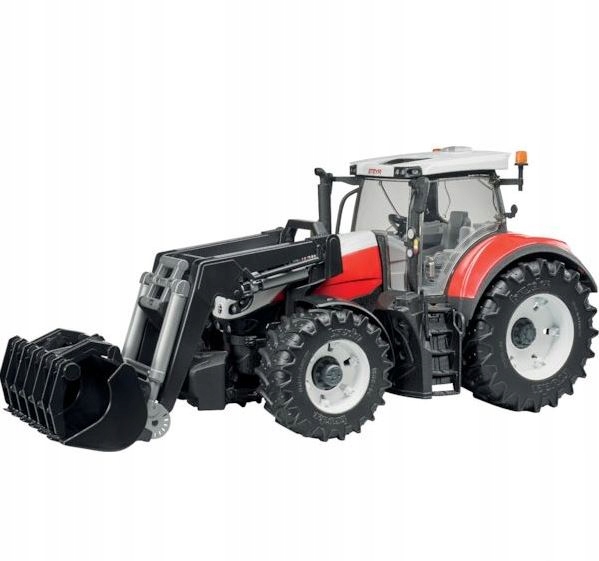 Zabawka BRUDER traktor ciągnik Steyr 6300+ładowacz