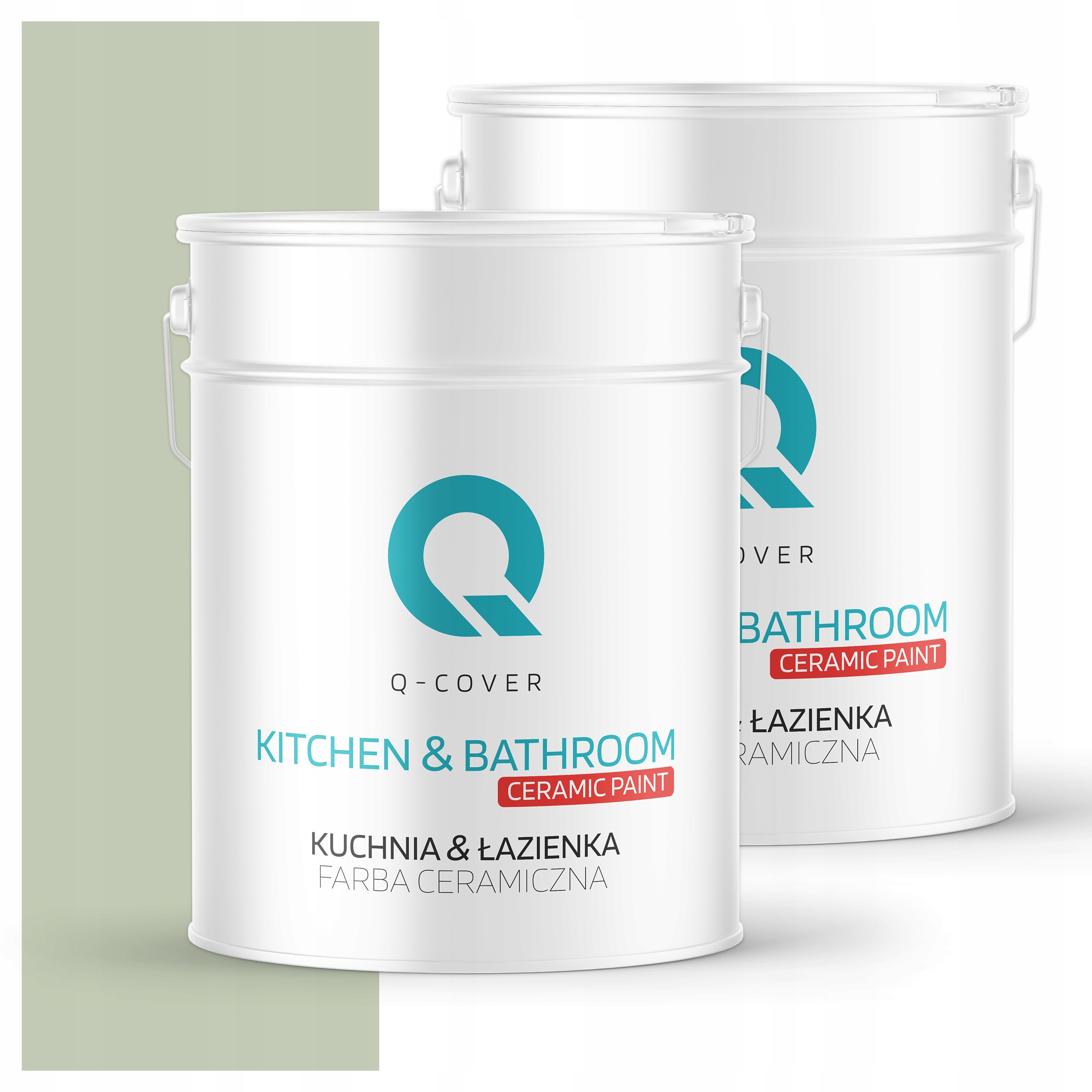 Farba do kuchyne a kúpeľne Umývateľná 10L Hlboká matná zelená svetlá H2157