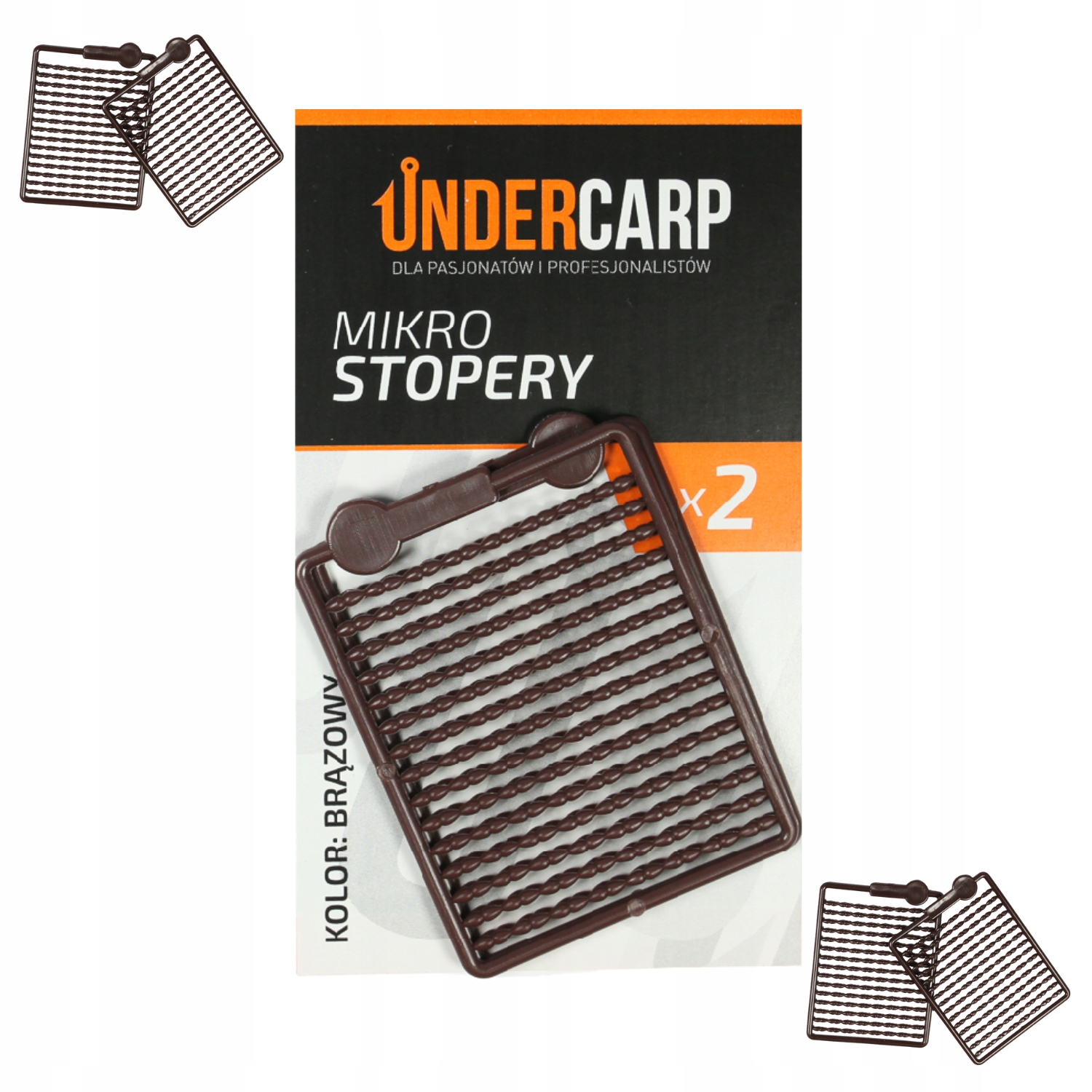 Mikro Stopery Undercarp Brązowe