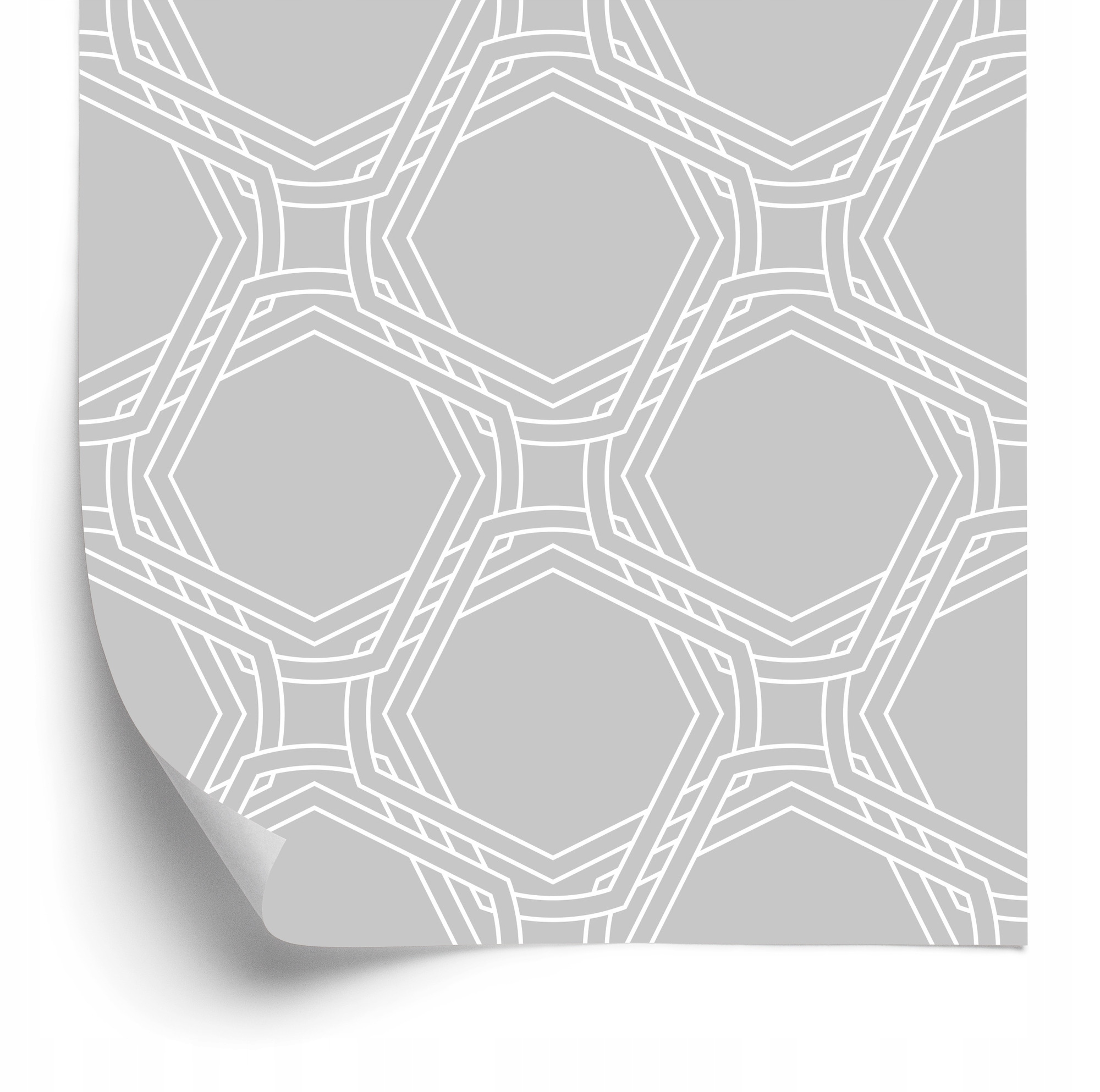 Geometrická tapeta Abstrakcia v odtieňoch šedej 50x1000 cm