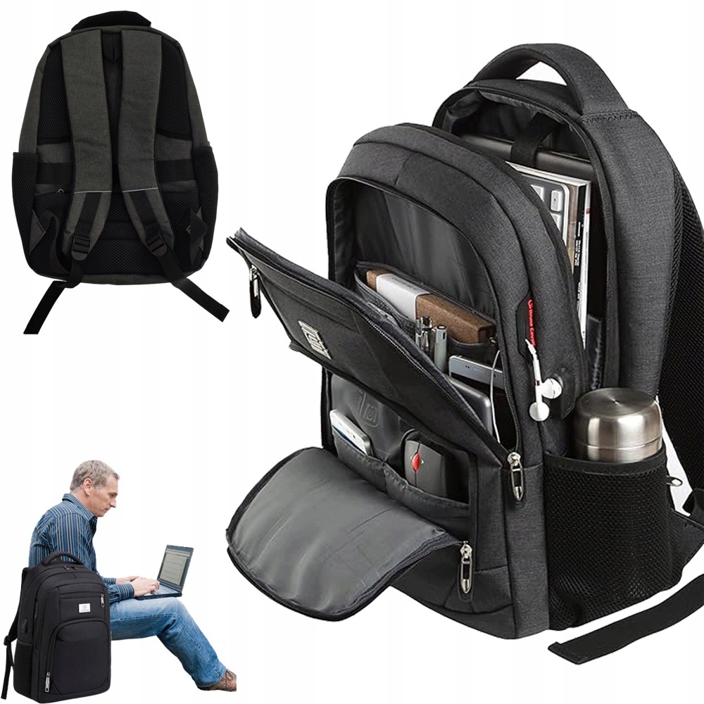 Batoh S Usb Nabíjecím Konektorem 30 L, Taška Na Počítač, Obchodní Věc
