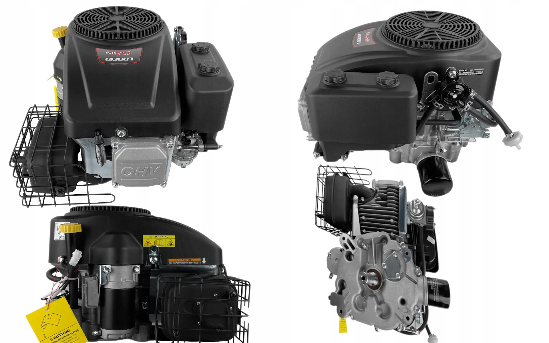 LC1P92F Loncin Silnik spalinowy 452cm3 16,0KM 80mm/25,4mm do traktorka 1-cy