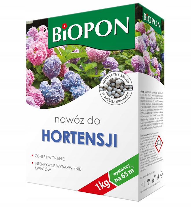 

Biopon Odżywka Nawóz Mineralny Do Hortensji 1 Kg