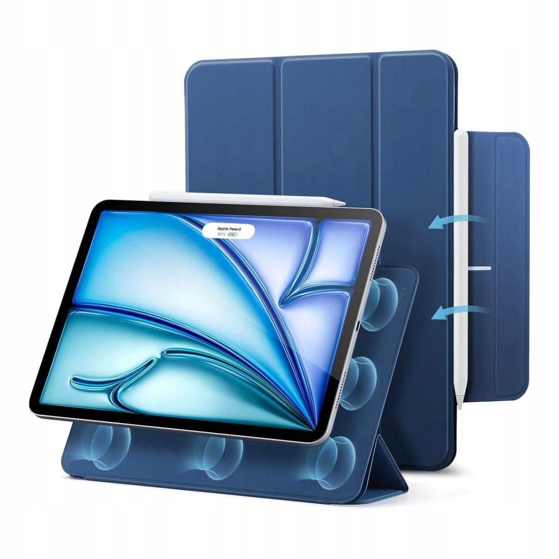 Etui do iPad Air 10.9" iPad 11" Esr Rebound Magnetic granatowe