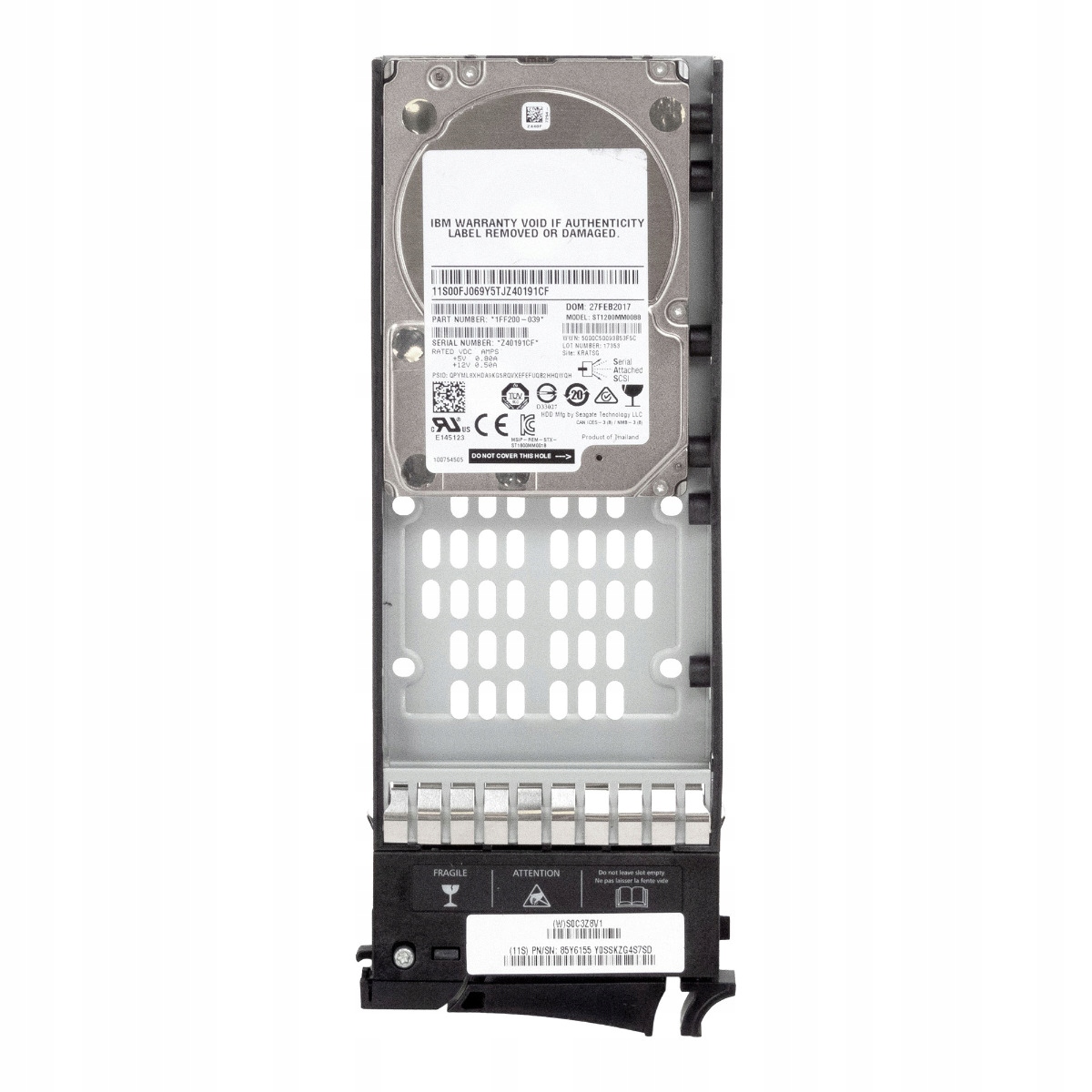 Ibm 85Y6156 1.2TB 10K 128MB SAS-3 2.5'' ST1200MM0088