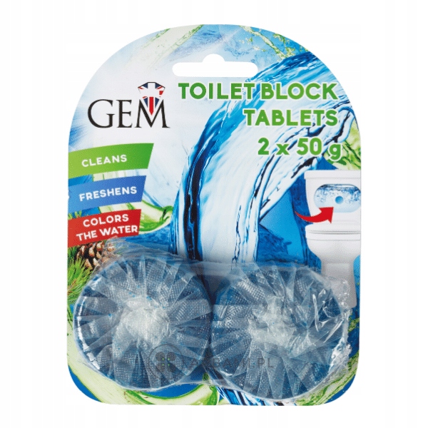 

Gem krążki do spłuczki Wc Morskie 2 szt.