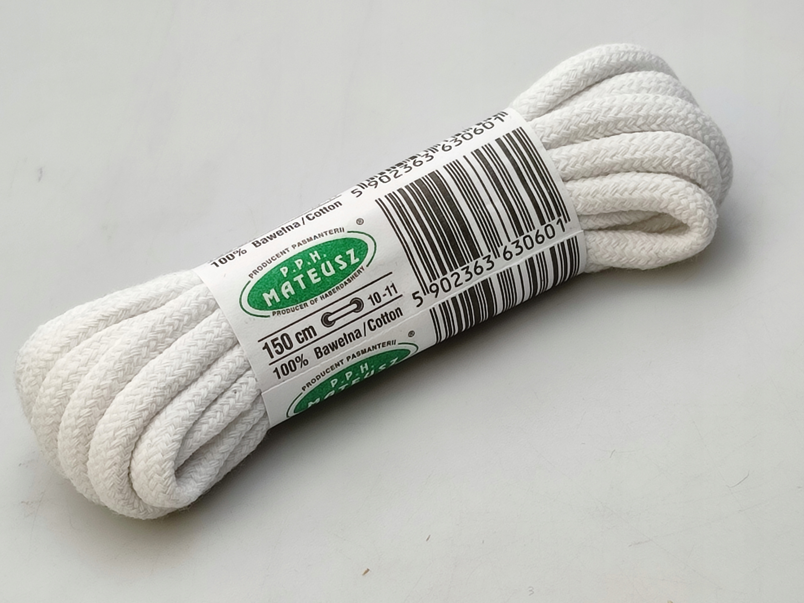 Sznurowadła sznurówki 100 % bawełny 150 cm biały 5 Kod producenta Sznurowadła 100 % bawełna 150 cm białe