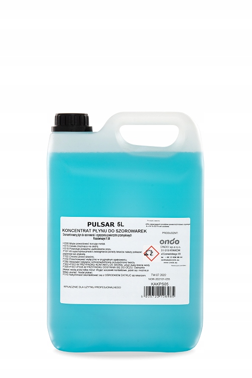 Levně Tekutý Přípravek Do Drtičů, Koncentrát Na Mytí Podlah Pulsar, Univerzální, Výkonný, 5 L