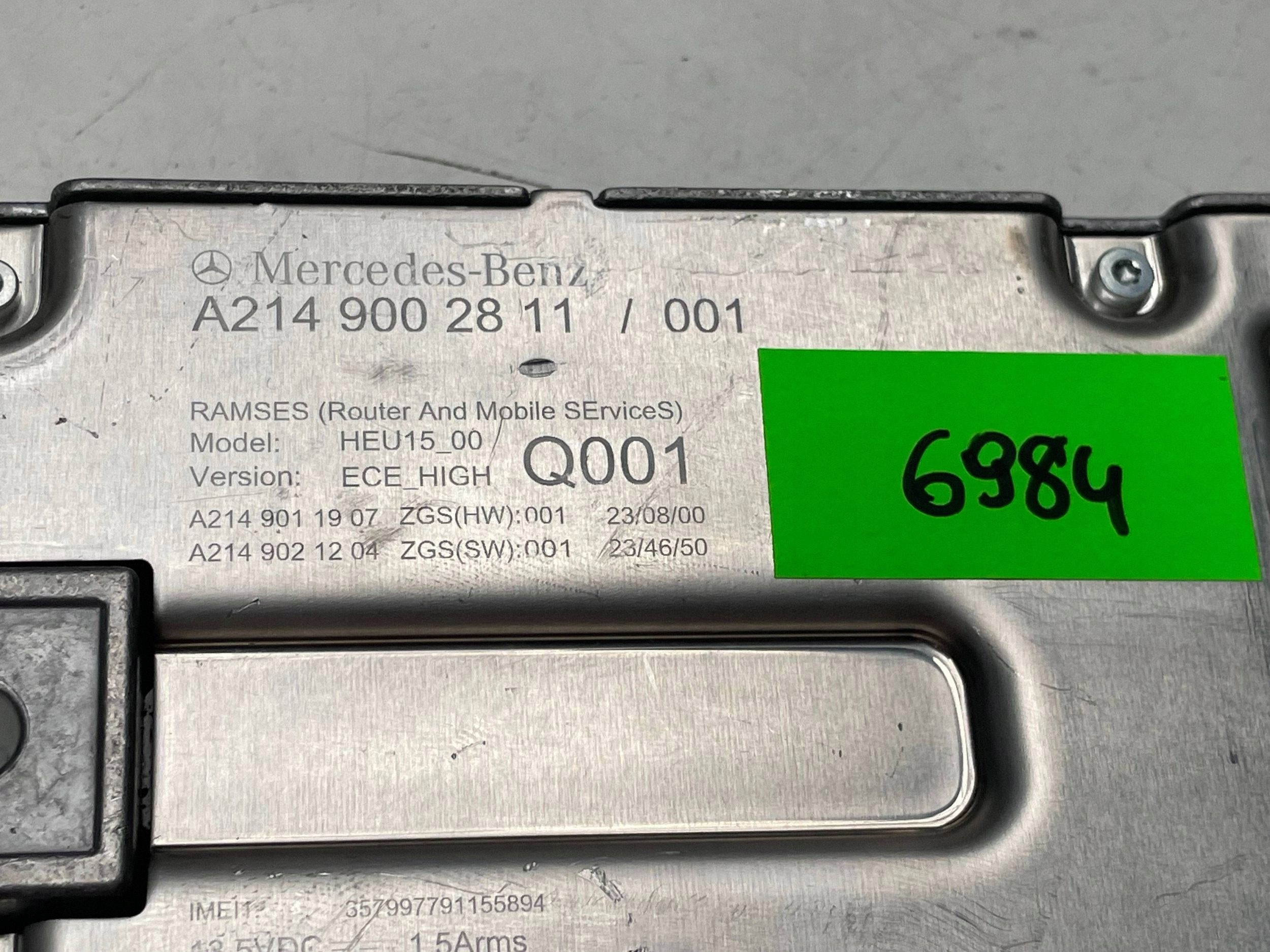 Mercedes-Benz E W214 module control unit A2149002811 !J